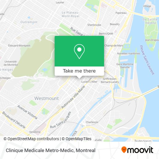 Clinique Medicale Metro-Medic map