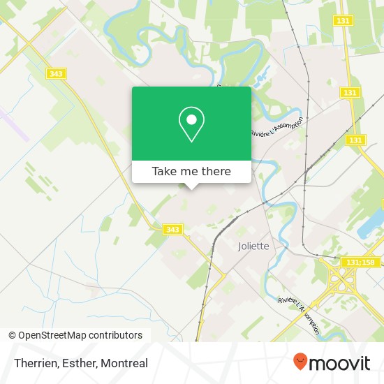 Therrien, Esther map