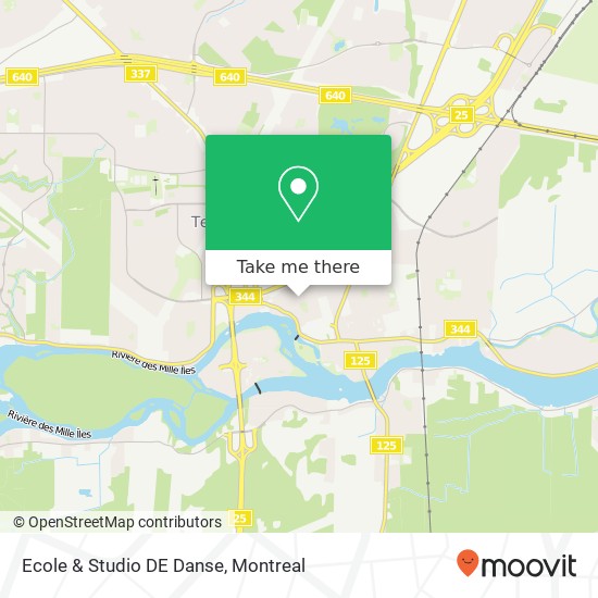 Ecole & Studio DE Danse map