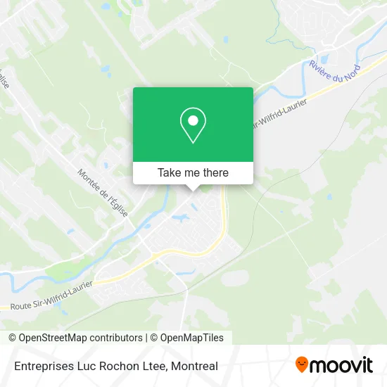 Entreprises Luc Rochon Ltee map