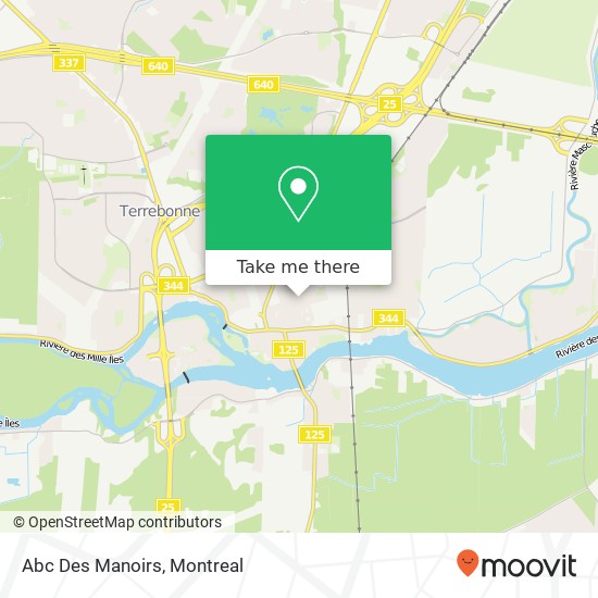 Abc Des Manoirs map