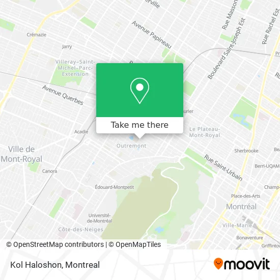 Kol Haloshon map