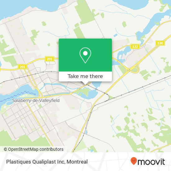 Plastiques Qualiplast Inc map