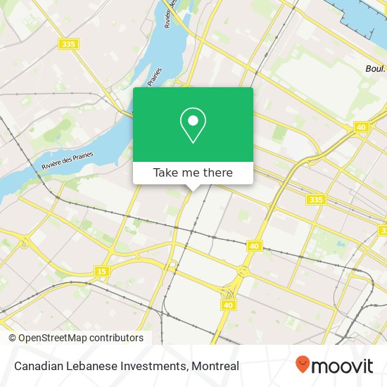 Canadian Lebanese Investments map