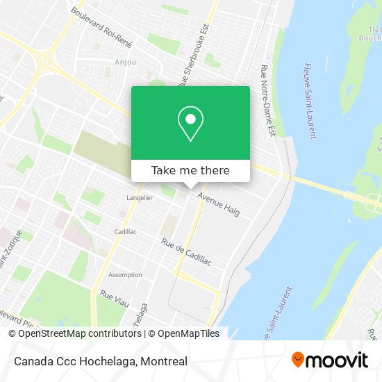 Canada Ccc Hochelaga map