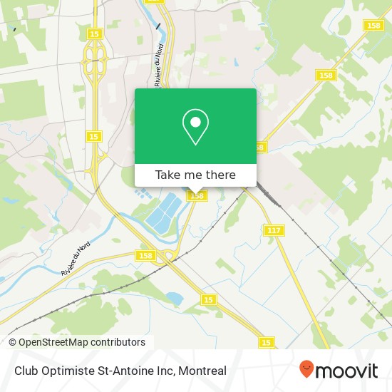 Club Optimiste St-Antoine Inc map