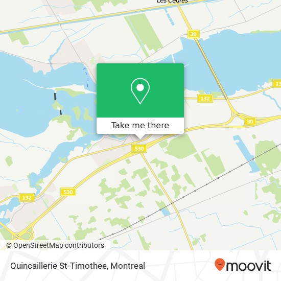 Quincaillerie St-Timothee map