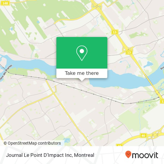 Journal Le Point D'Impact Inc map