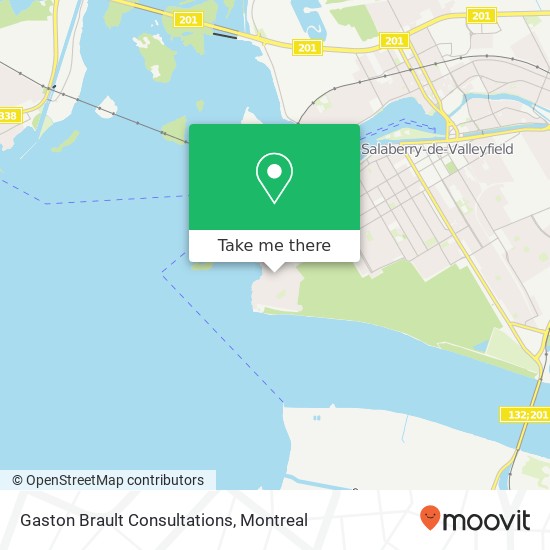 Gaston Brault Consultations map