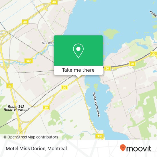 Motel Miss Dorion map