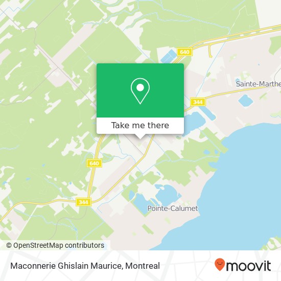 Maconnerie Ghislain Maurice map