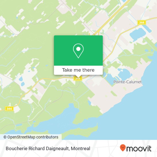 Boucherie Richard Daigneault map