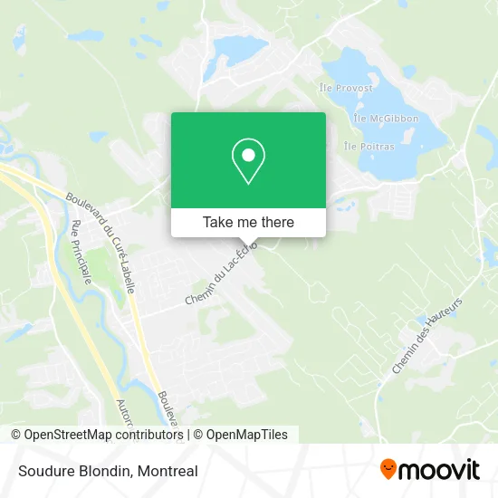 Soudure Blondin map