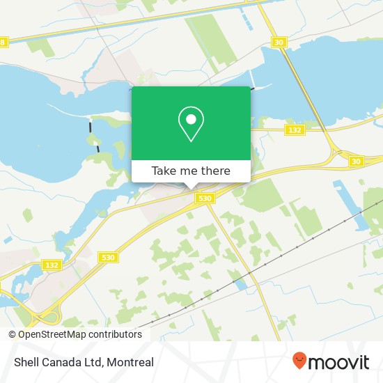 Shell Canada Ltd map