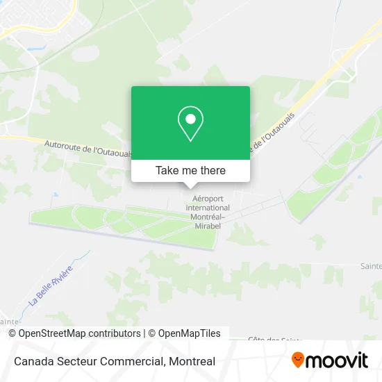 Canada Secteur Commercial map