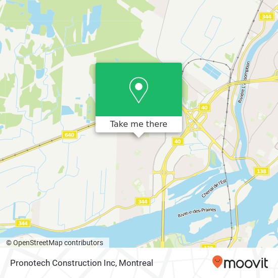 Pronotech Construction Inc map