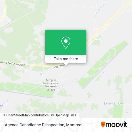 Agence Canadienne D'Inspection map
