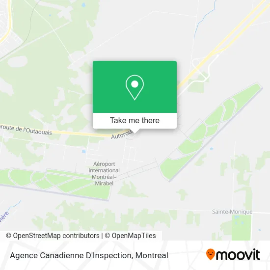 Agence Canadienne D'Inspection map