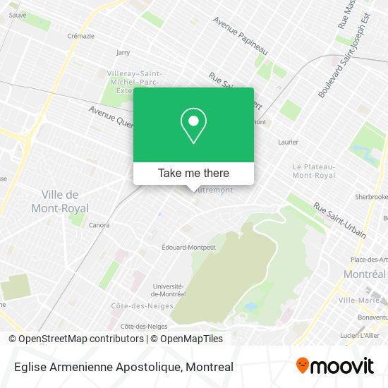Eglise Armenienne Apostolique map