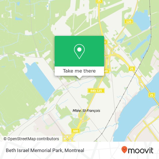 Beth Israel Memorial Park map