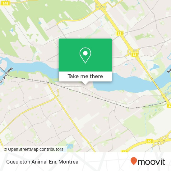 Gueuleton Animal Enr map