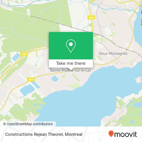 Constructions Rejean Theoret map