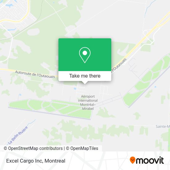 Excel Cargo Inc map
