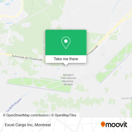 Excel Cargo Inc map