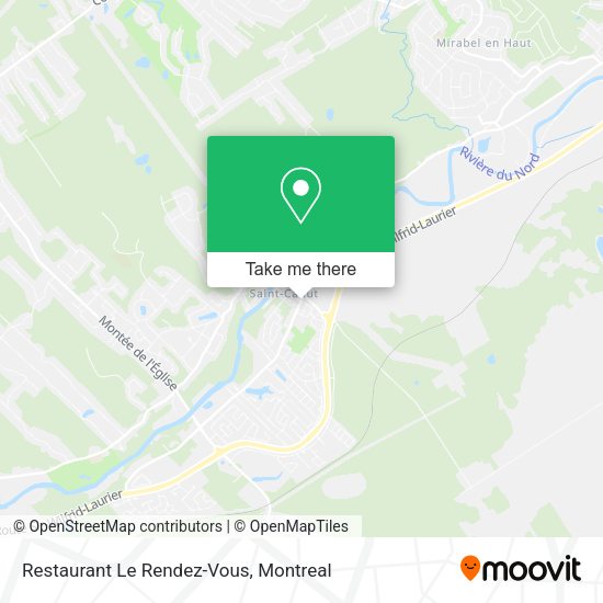 Restaurant Le Rendez-Vous map