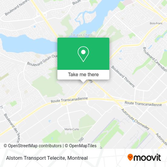 Alstom Transport Telecite map