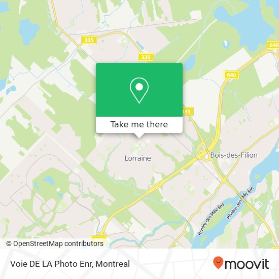 Voie DE LA Photo Enr map