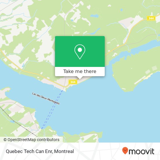 Quebec Tech Can Enr map