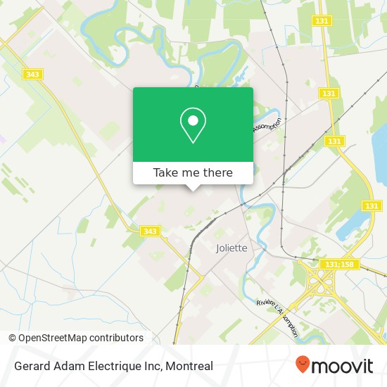 Gerard Adam Electrique Inc map