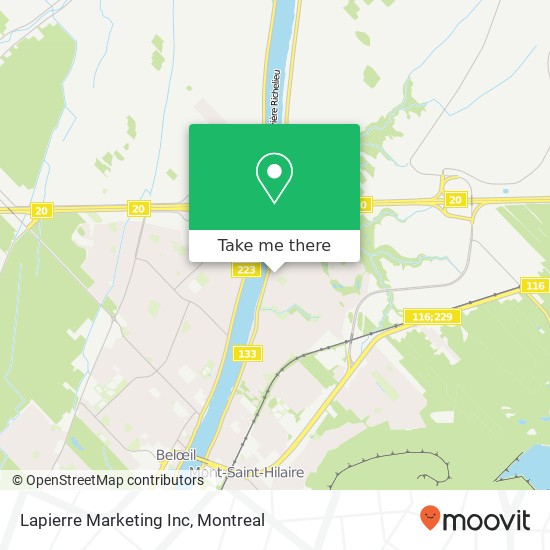 Lapierre Marketing Inc map