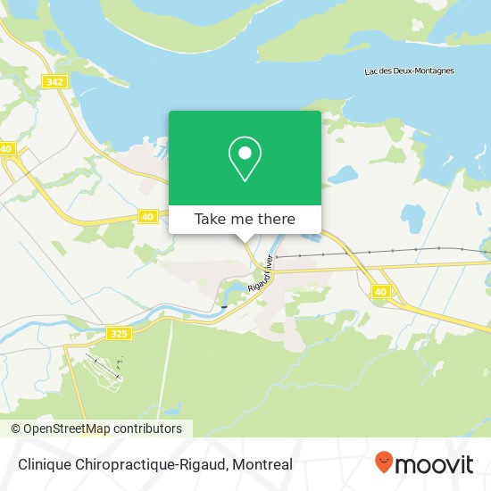 Clinique Chiropractique-Rigaud map