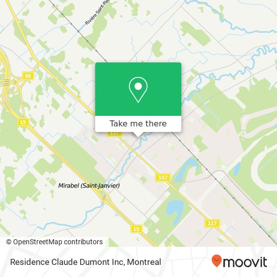 Residence Claude Dumont Inc map