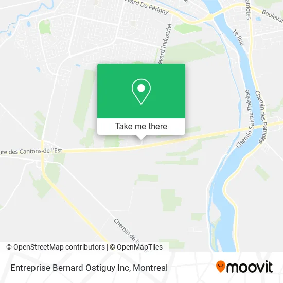Entreprise Bernard Ostiguy Inc map