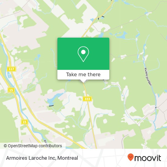 Armoires Laroche Inc map