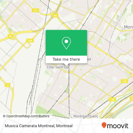 Musica Camerata Montreal map