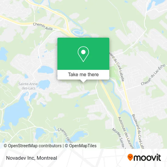Novadev Inc map