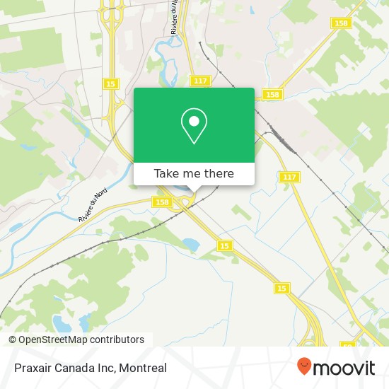 Praxair Canada Inc map