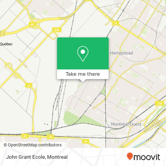 John Grant Ecole map