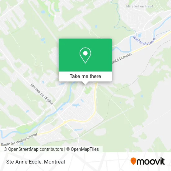 Ste-Anne Ecole map