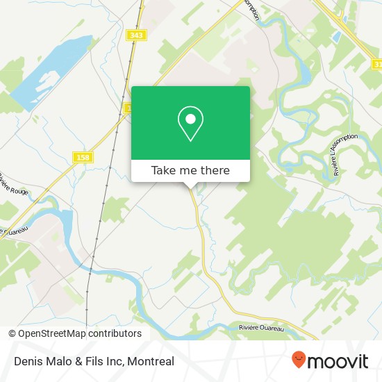 Denis Malo & Fils Inc map