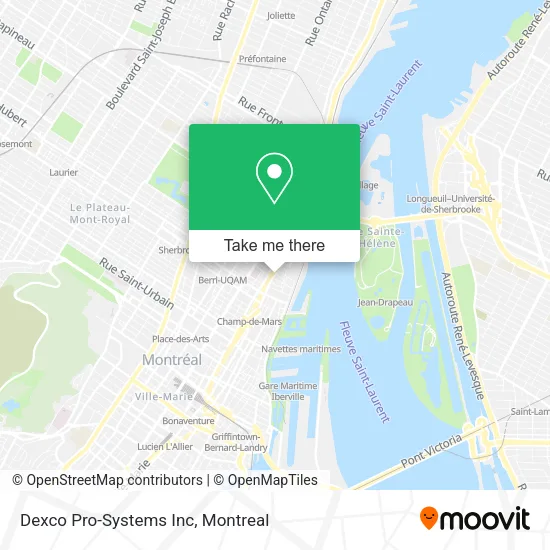 Dexco Pro-Systems Inc map