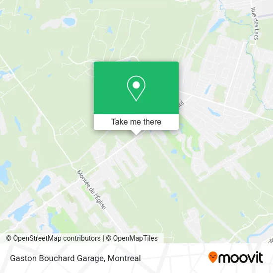 Gaston Bouchard Garage map