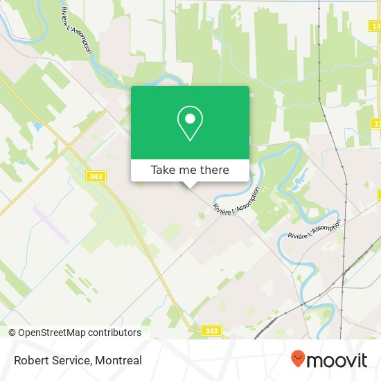 Robert Service map