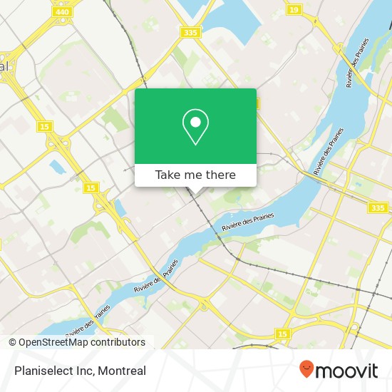 Planiselect Inc map