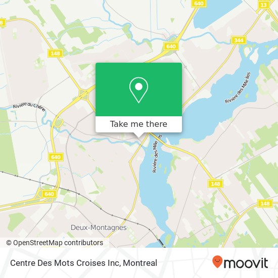 Centre Des Mots Croises Inc map