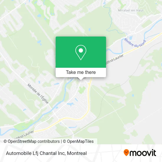 Automobile Lfj Chantal Inc map